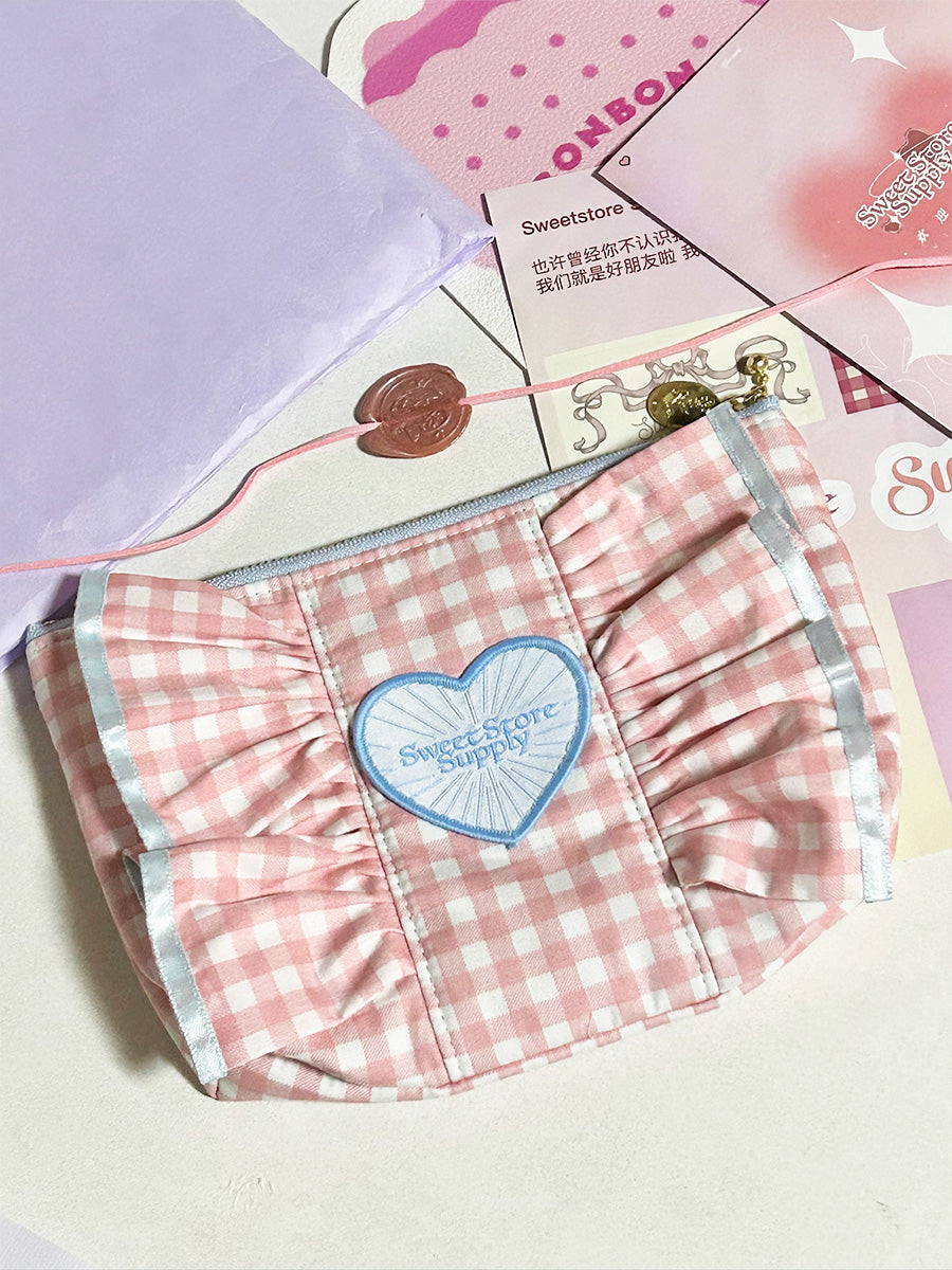 [Free Shipping] Bow Shape Cosmetic Pouch